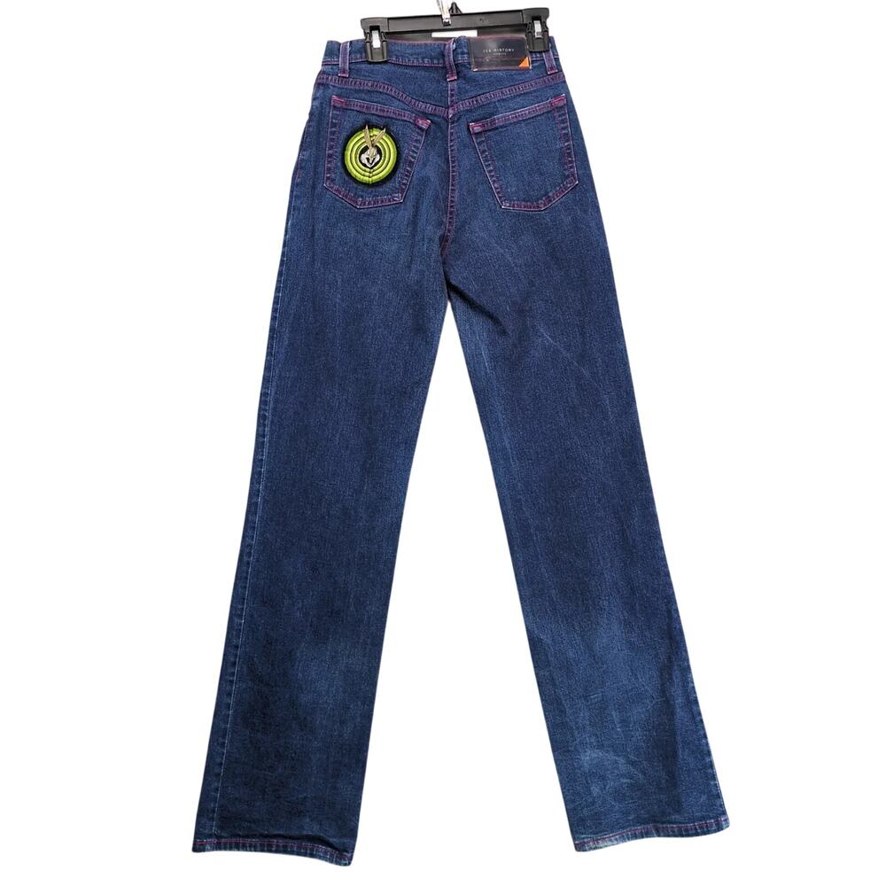 Vintage Y2K Ice History Iceberg Jeans 24x32" Looney‎ Tunes Bugs Bunny Made Italy